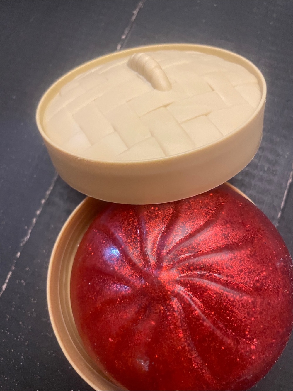 Rare red sparkling Tomato Squishy Dumpling - - Single Dumpling -